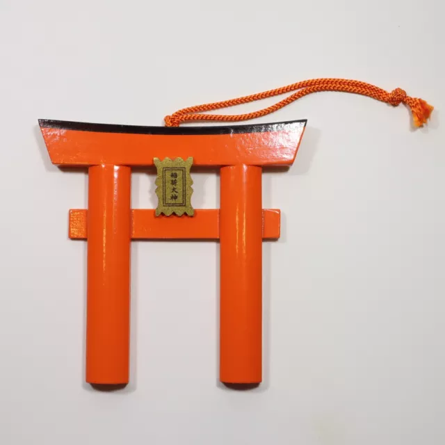 Kyoto Fushimi Inari Shrine Torii Gate EMA Wooden Votive Tablet Charm