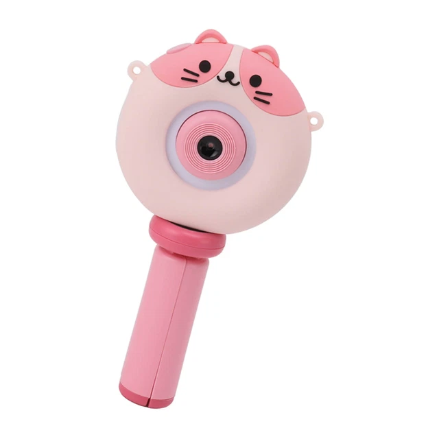 (Pink)Children HD Digital Cameras 2.0in HD IPS Screen Kids Selfie Camera 600mAh