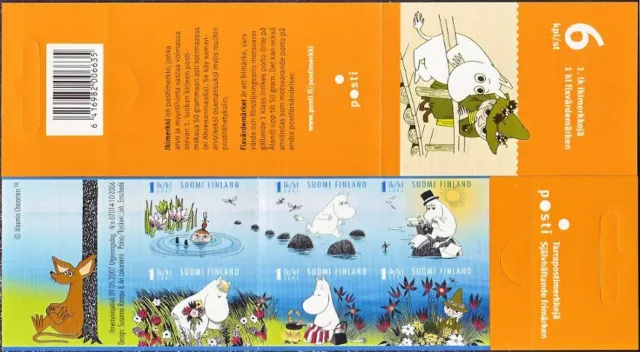 Moomin Troll Summer Time Finland Stamp Booklet Mint MNH 2007