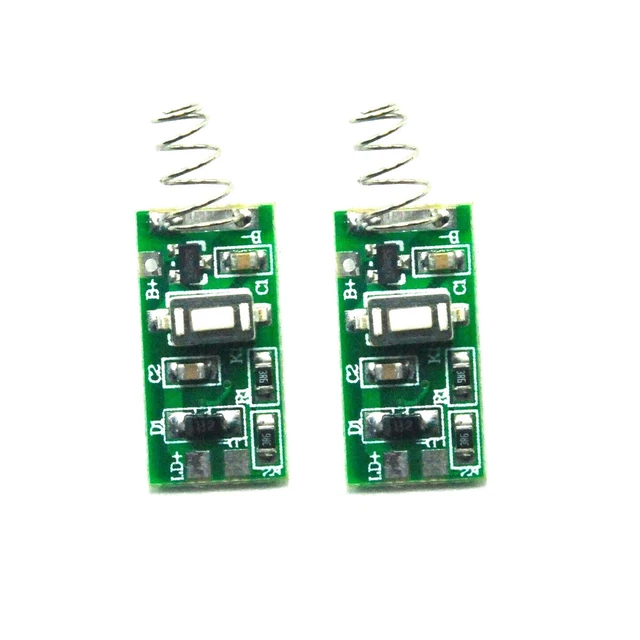 2pcs 405nm 450nm Violet/Blue 5mW-100mW Laser Driver Board Diode Module Circuit