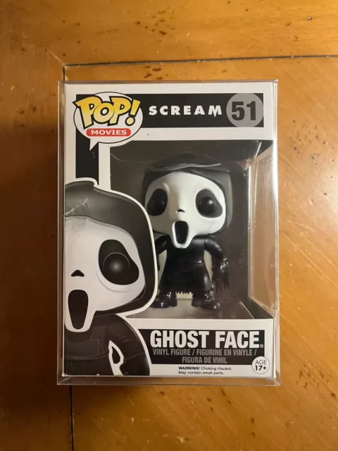 Funko Pop! Movies Scream Ghost Face #51 Vaulted/Retired  AUTHENTIC Box Damage