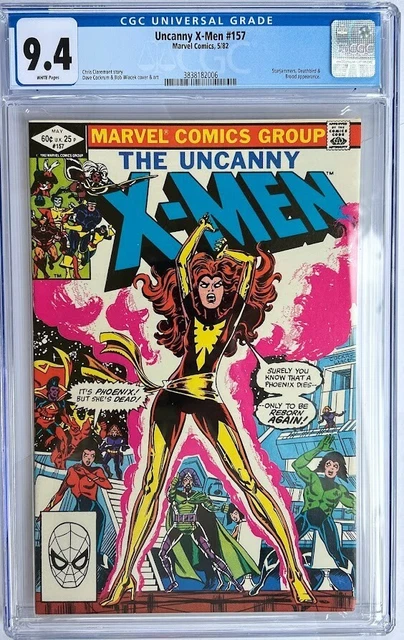 Uncanny X-Men #157 CGC 9.4 White Pages Phoenix Returns To the Fight