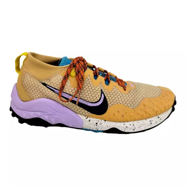 Nike Womens 7.5 Wildhorse 7 Trail Running Athletic Sneakers Lace-Up Shoes Purple