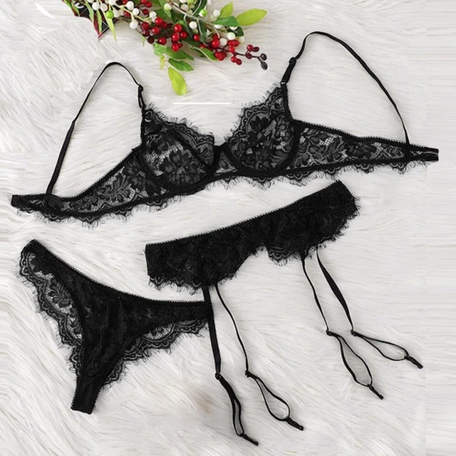 Nachts Damen-Modestrumpfhosen Spitze Unterwäsche Offen Dessous