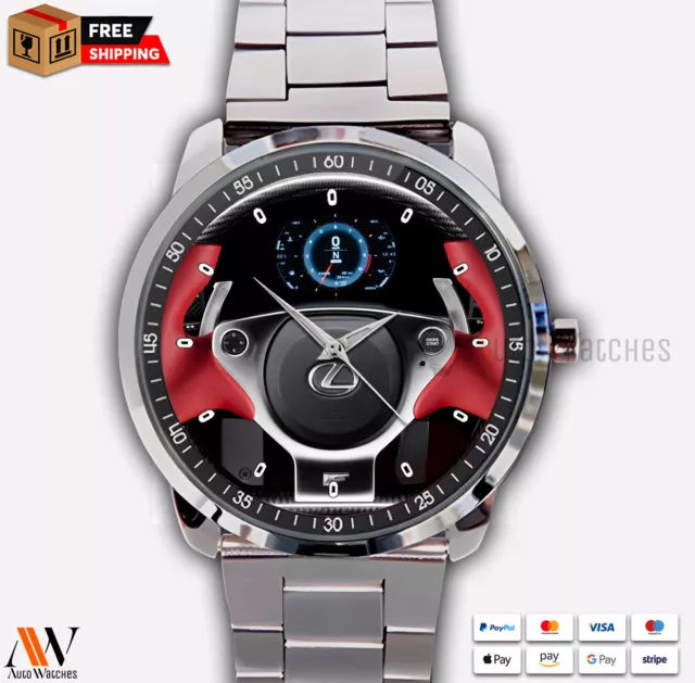 Lexus LFA - Red Steering Wheel Quartz Watch Men's Wristwatches