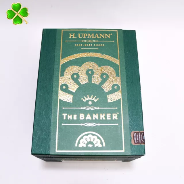 H. Upmann The Banker Currency Empty Wood Cigar Box 6.25" x 4.75" x 3.5"