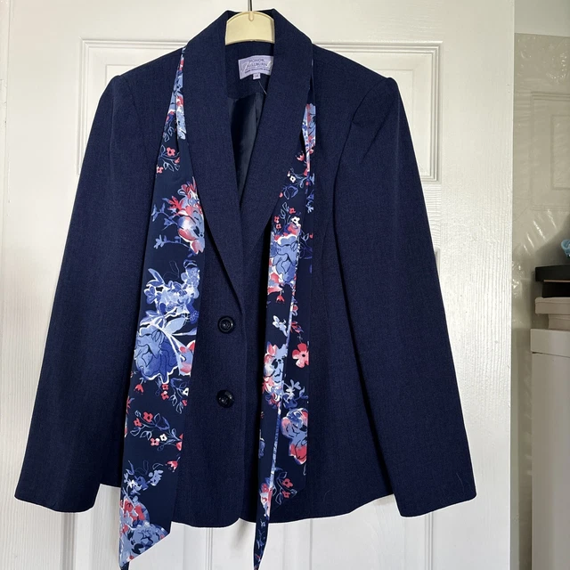 WOMEN S HONOR MILLBURN Jacket Size 14 With Detachable Scarf 6.99 PicClick UK