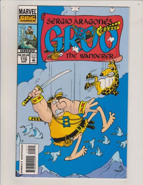 Groo The Wanderer #115 Marvel Epic 1994 Sergio Aragones End Of Run Low Print