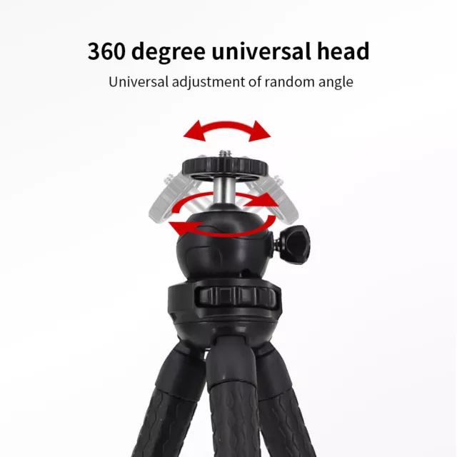 Tripod Stand Portable Adjustable Angle Live Streaming Camera With Phone Clamp