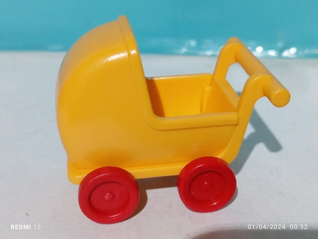 Lot PLAYMOBIL Vintage Série Rose 1900 - Set 5402 Avec Enfants, Chariot Et Chats (1989)