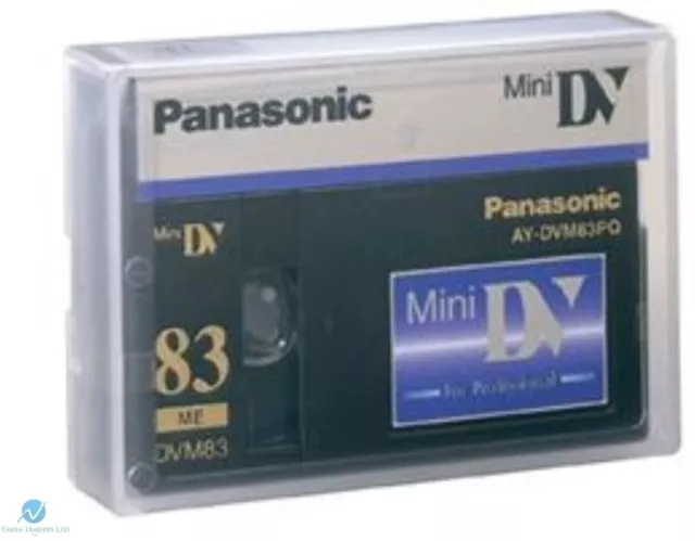 Panasonic Mini DV Tape AY-DVM83PQ Professional Quality 83min - UK NEW Genuine