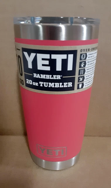 YETI Rambler 20 oz BPA Free Insulated Tumbler - Bimini Pink