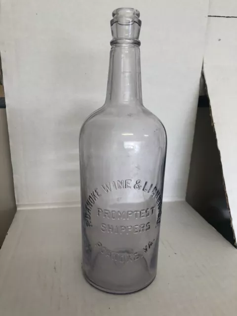Roanoke Wine & Liquor Bottle