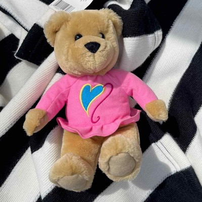 Hallmark Love & Kiss Kiss Teddy Bear Valentines Day Plush Stuffed Animal Toy 10"