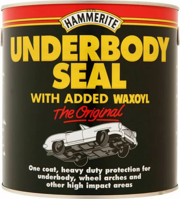 1 x Hammerite Waxoyl 2.5 Litre Underbody Seal Underseal 5092953