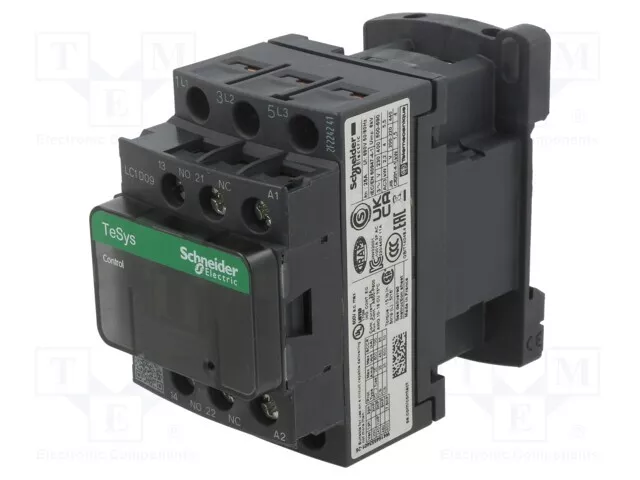 1 piece, Contactor: 3-pole LC1D09BD /E2UK