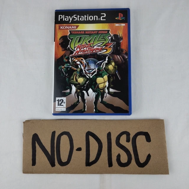 Teenage Mutant Ninja Turtles 3 Mutant Nightmare PS2 (CASE & MANUAL ONLY)