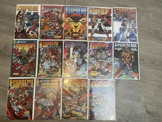 Lot of 27 Supreme Comics - #3-27 #5 #9 Repeated Image Comics, Rob Liefeld