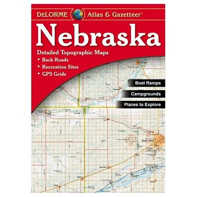 Delorme Nebraska Topographical Road Atlas & Gazetteer