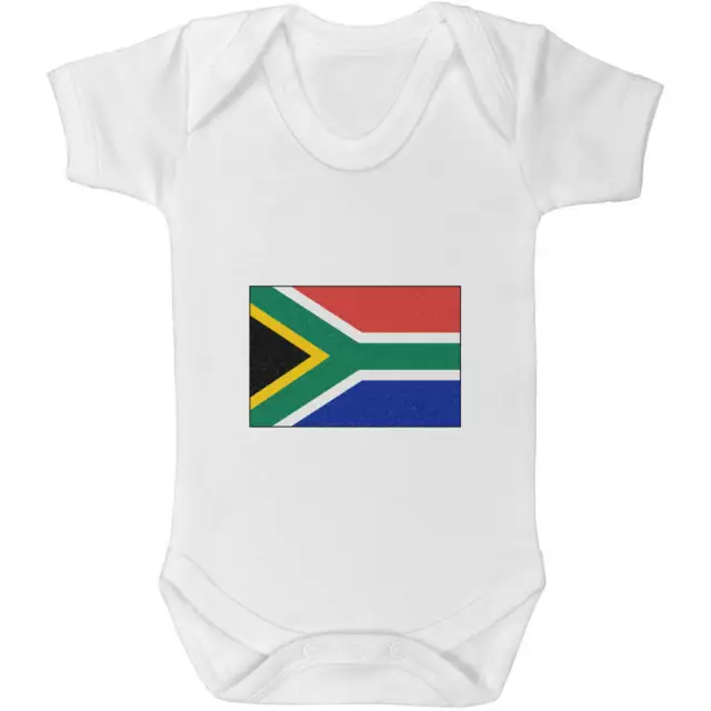 'South Africa Flag' Baby Grows / Bodysuits (GR023116)