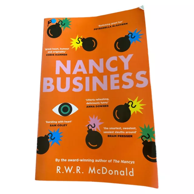 Nancy Business by R.W.R McDonald Large Paperback Book Mystery Crime