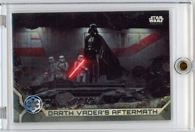 2017 Topps Star Wars Rogue One Series 2 #100 Darth Vader's Aftermath SP #80/100