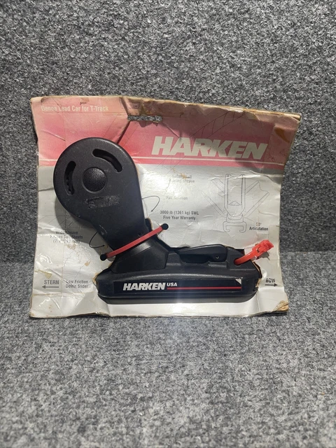 (One Only) New Harken 1997 Genoa Lead W/1 1/4" Car 3,000 Lb Safe Work Load