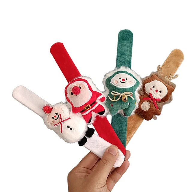 Pupazzo di neve Natale Clap Cerchio Giocattolo Alce Schiaffo Bracciali Bambini Giocattoli Regalo