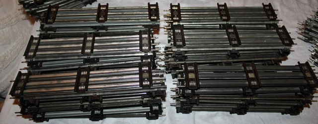 (36) Pieces Lionel 10 Inch O-27 Tubular Steel STRAIGHT Track - ONE LOT - ALL EX