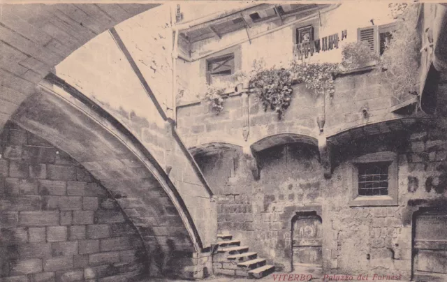 C18648-Lazio, Viterbo, Palazzo Dei Farnesi, Ed. Zeffirino Mattioli, Primi '900