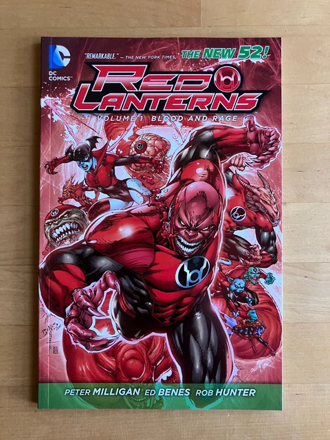 Red Lanterns Vol 1: Blood and Rage (DC COMICS) NEW 52 OOP TPB NM / Milligan