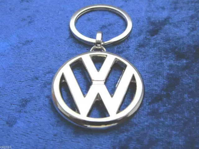 + VOLKSWAGEN VW Schlüsselanhänger silber, Golf, Polo, Passat, Tiguan, Up ,Beetle