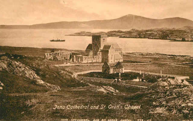 Iona Cathedral & St Orans Chapel - Postcard
