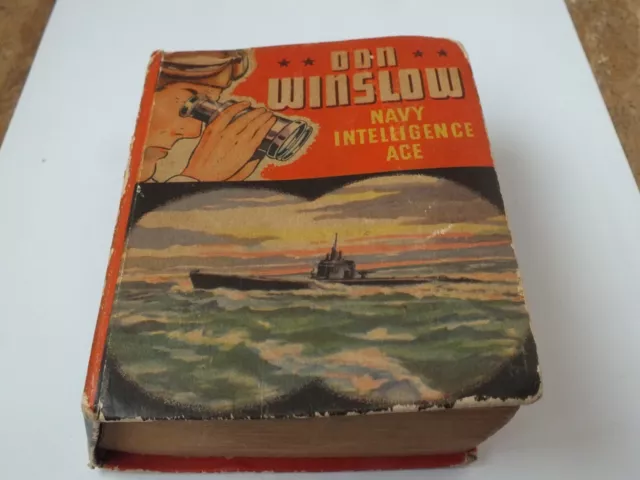 Vintage 1942 " Don Winslow Navy Intelligence Ace " Big Little Book Whitman USA