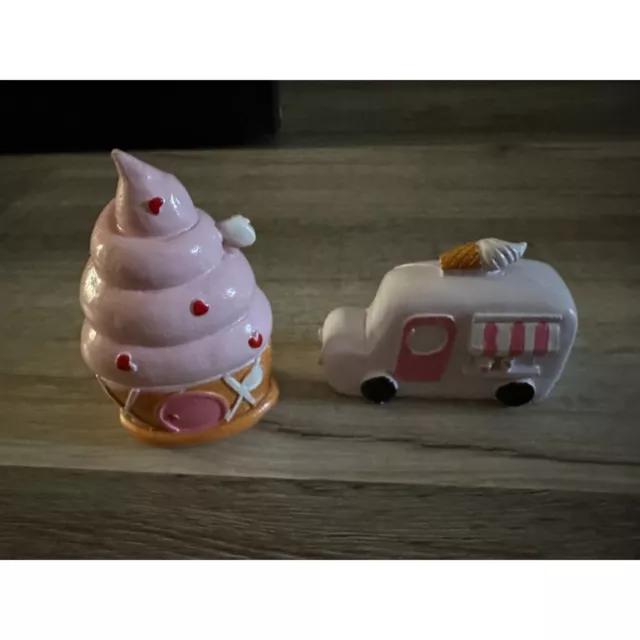 Ice cream Truck and Cone Fish Tank Accessories