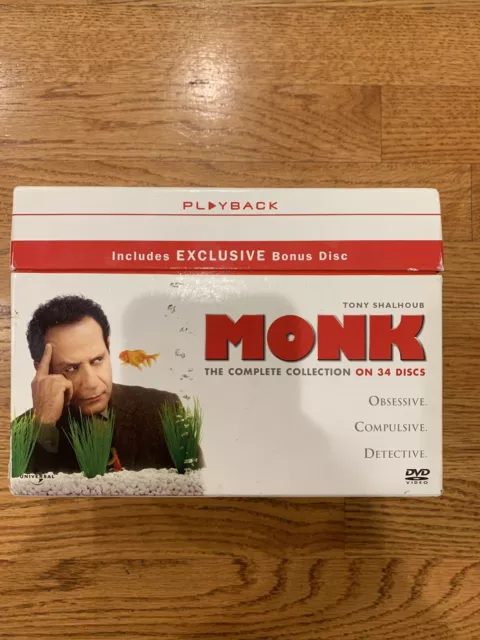 Monk The Complete Series Collection Seasons 1-8 (DVD Box Set) REGIONS 2 & 4