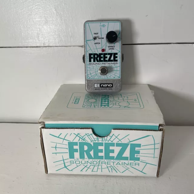 Electro-Harmonix Freeze Sound Retainer Guitar Effect Pedal W/Box