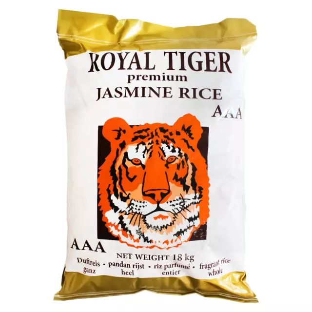 Royal Tiger Jasminreis Langkorn 18kg Duftreis Langkorn Reis