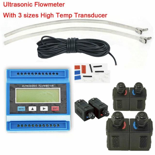 ULTRASONIC FLOWMETER FLOW Meter Module TUF-2000M 3 sizes High Temp ...