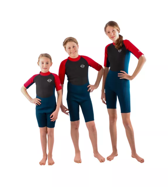 Neoprenanzug Surfanzug  Shorty 2.5mm THE WETSUIT FACTORY Kinder blue tauchanzug