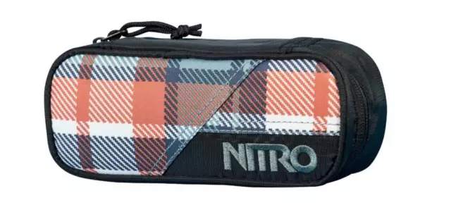 NITRO PENCIL CASE MELTWATER PLAID SCHLAMPERETUI ETUI zu SCHULRUCKSACK