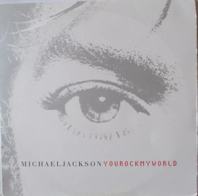 Michael Jackson You Rock My World 12" Single PS PROMO