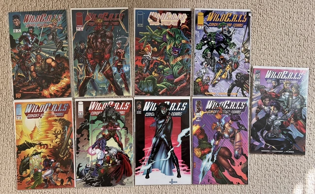 WildCATS 9 Issue lot NM/MINT #12-19+21 WildC.A.T.S Comic Books Image JIM LEE