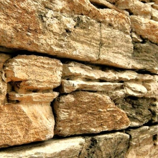 MUESTRA MARRÓN GRANITO - Piedra apilada exterior, cara de piedra para paredes exteriores