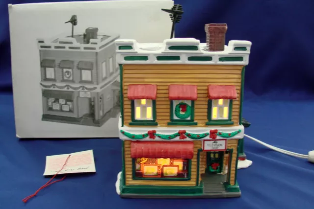 Dept 56 Snow Village Al's TV Shop 54232  Retired 1995