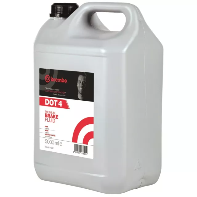 Five Liters Brake Fluid DOT 4 Brake Fluid 5000ML DOT4 Brake Fluid 5L BREMBO