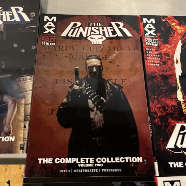 Max Comics The Punisher Complete Collection 1-5 Lot Plus Extras 3