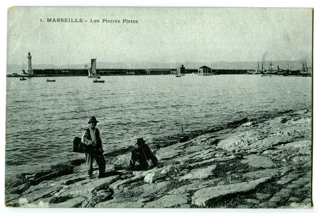 CPA 13 Bouche-du-Rhône Marseille Les Pierres Flates animated