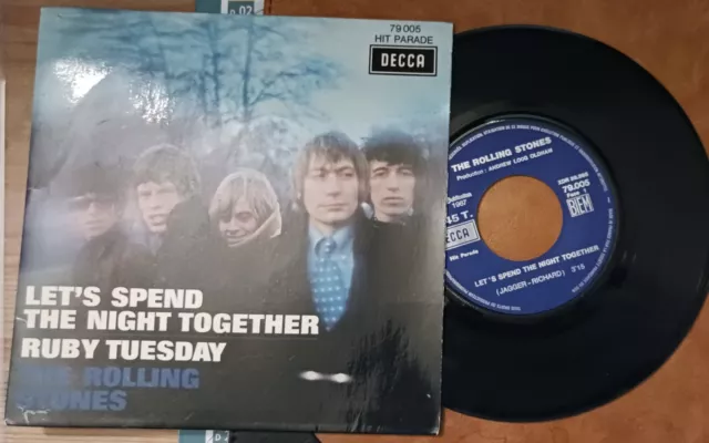 The Rolling Stones "Let's Spend The Night Together" Sp 1967 Decca 79.005