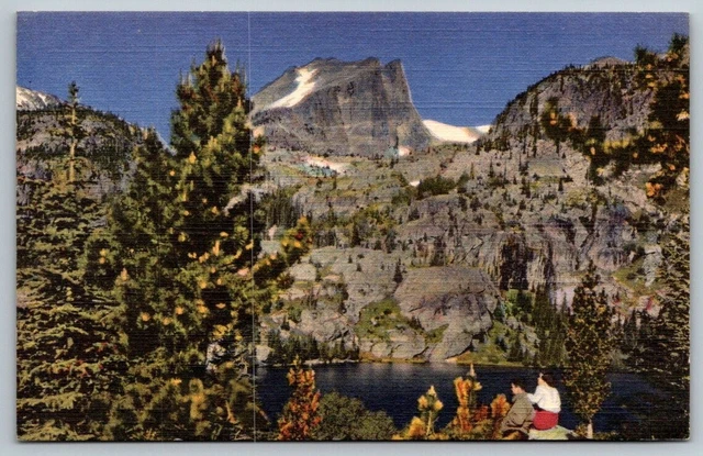 Railroad Postcard - Union Pacific RR - The Colorado Rockies